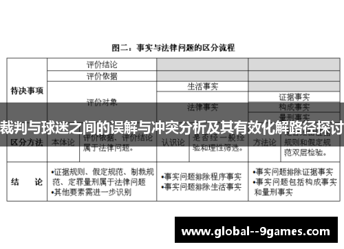 裁判与球迷之间的误解与冲突分析及其有效化解路径探讨